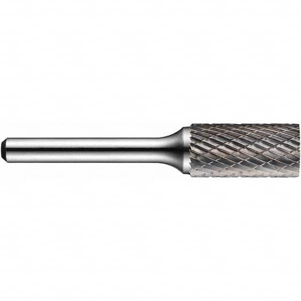 Precision Twist Drill - 1/8" Cut Diam, 1/8" Shank Diam, Carbide Double Cut Cylinder Burr - Makers Industrial Supply