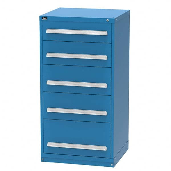 Modular Steel Storage Cabinet: 30″ Wide, 27.7969″ Deep, 59″ High 440 lb Capacity, 5 Drawer