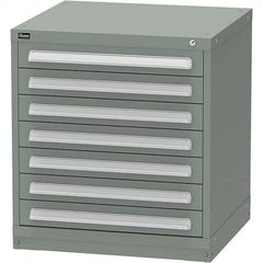 Vidmar - 7 Drawer, 124 Compartment Vidmar Green Steel Modular Storage Cabinet - Makers Industrial Supply