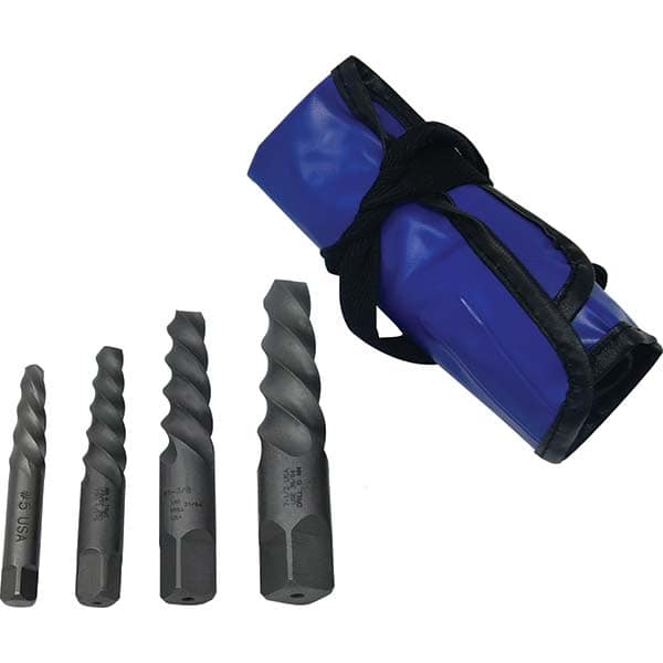 Cleveland - Bolt Extractor Sets Tool Type: Screw Extractor Set Number of Pieces: 4.000 - Makers Industrial Supply