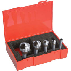 Cleveland - Countersink Sets Countersink Type: Zero Flute Minimum Head Diameter (Inch): 5/16 - Makers Industrial Supply