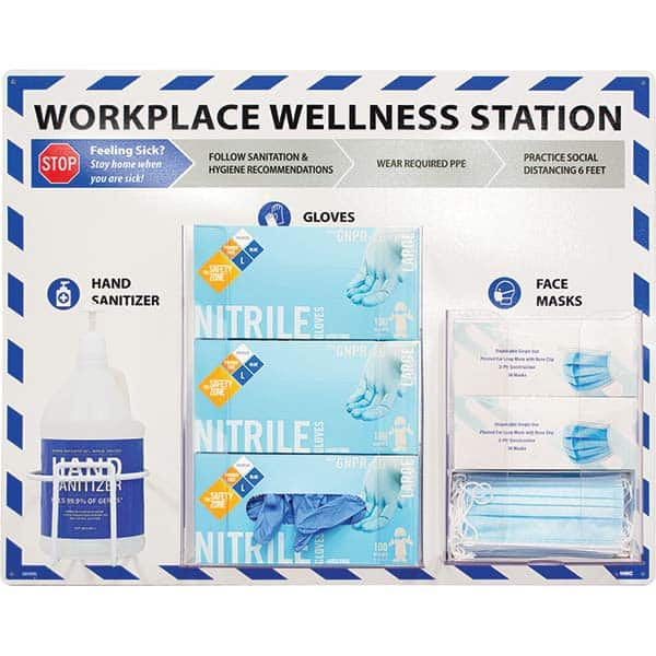 NMC - PPE Dispensers Type: Wellness Station Mount: Table/Wall - Makers Industrial Supply