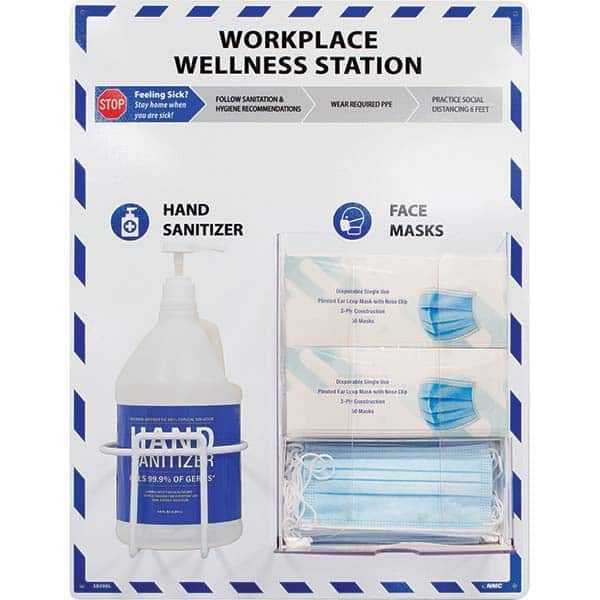 NMC - PPE Dispensers Type: Wellness Station Mount: Table/Wall - Makers Industrial Supply