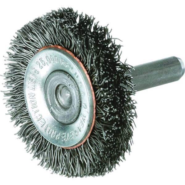 Osborn - Wheel Brushes Outside Diameter (Inch): 3 Shank Diameter (Inch): 1/4 - Makers Industrial Supply