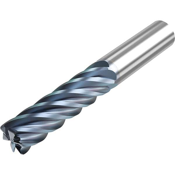 Niagara Cutter - 1" Diam 6 Flute Solid Carbide 0.06" Corner Radius End Mill - Makers Industrial Supply