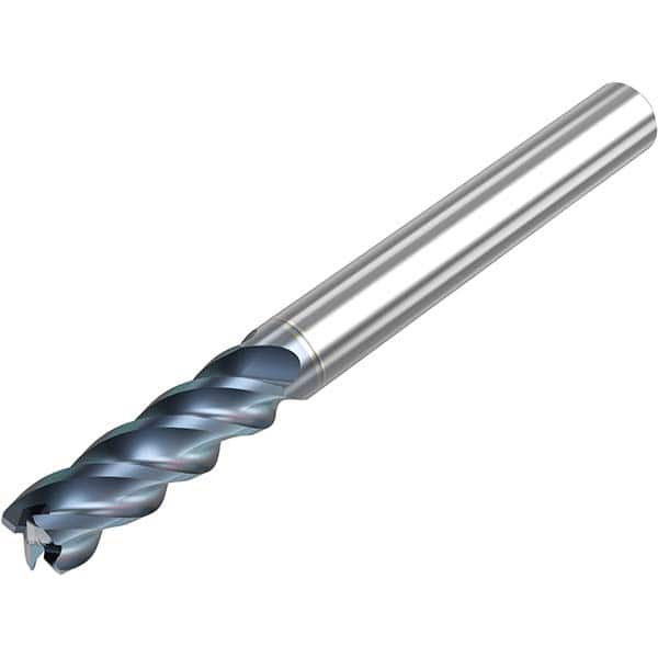 Niagara Cutter - 1/4" Diam 4 Flute Solid Carbide 0.02" Corner Radius End Mill - Makers Industrial Supply