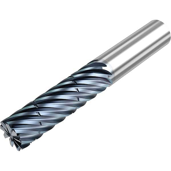 Niagara Cutter - 1" Diam 9 Flute Solid Carbide 0.03" Corner Radius End Mill - Makers Industrial Supply