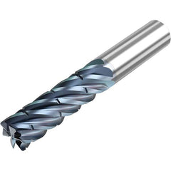 Niagara Cutter - 1/2" Diam 6 Flute Solid Carbide 0.03" Corner Radius End Mill - Makers Industrial Supply