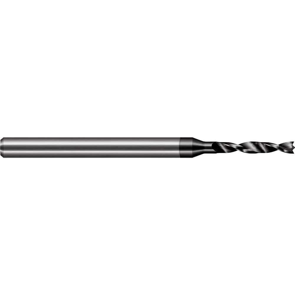 Harvey Tool - Brad-Point Drill Bits; Drill Bit Size (Decimal Inch): 0.1575 ; Drill Bit Size (mm): 4.0000 ; Drill Bit Material: Solid Carbide ; Drill Bit Finish/Coating: Amorphous Diamond ; Flute Length (Inch): 1.102 ; Number of Flutes: 2 - Exact Industrial Supply