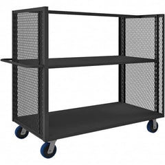 Durham - 2,000 Lb Capacity 2-Shelf 2-Sided Mesh Truck - Makers Industrial Supply