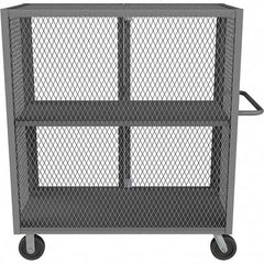 Durham - 2,000 Lb Capacity 1-Shelf Security Mesh Truck - Makers Industrial Supply