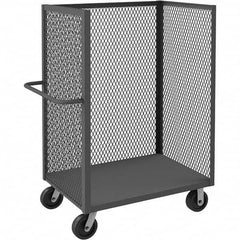 Durham - 3,600 Lb Capacity 1-Shelf 3-Sided Mesh Truck - Makers Industrial Supply