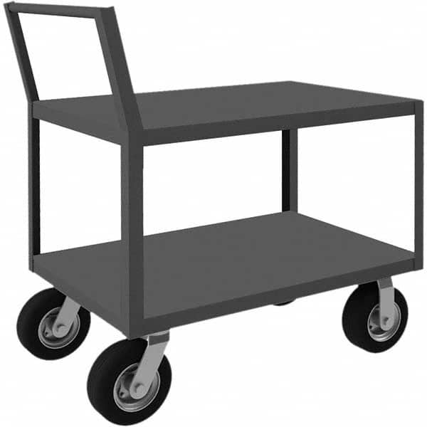 Durham - 1,200 Lb Capacity 2-Shelf Low Deck Service Truck - Makers Industrial Supply