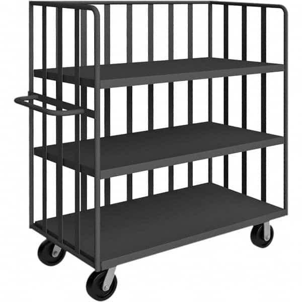 Durham - 3,000 Lb Capacity 3-Shelf Open Portable Truck - Makers Industrial Supply