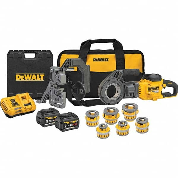 DeWALT - Power Pipe Threaders Type: Cordless Pipe Threader Voltage: 60 - Makers Industrial Supply