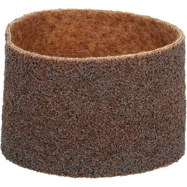 Dynabrade - 3-1/2" Wide x 15-1/2" OAL, Aluminum Oxide Abrasive Belt - Aluminum Oxide, Coarse, Nonwoven, Cloth Backing, Wet/Dry - Makers Industrial Supply