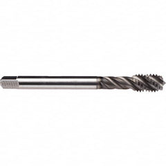 Spiral Flute Tap: 1-3/4-8, UN, 8 Flute, 2-3 P, 2B Class of Fit, HSS-E, GLT-1 Finish Right Hand Flute, Right Hand Thread, H7