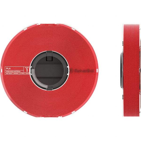 MakerBot - PLA-ABS Composite Spool - True Red, Use with MakerBot Method Performance 3D Printer - Makers Industrial Supply