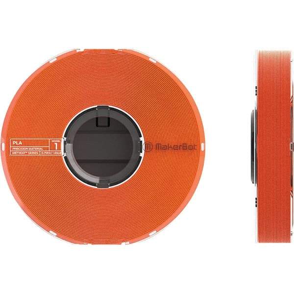 MakerBot - PLA-ABS Composite Spool - Orange, Use with MakerBot Method Performance 3D Printer - Makers Industrial Supply