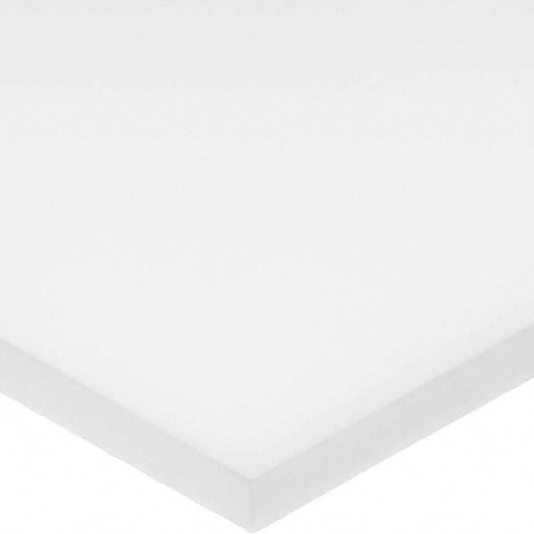 USA Sealing - 4' x 1" x 1/4" Opaque White HDPE Rectangular Bar - Makers Industrial Supply