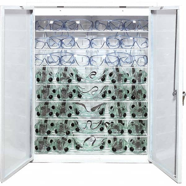 Sellstrom - Eyewear Dispensers Dispenser Type: Safety Glasses/Goggles Style: Cabinet w/ Individual Compartments - Makers Industrial Supply