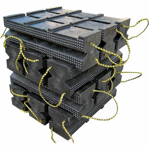 AME International - Cribbing Blocks & Sets Material: Recycled Plastic Height (Inch): 24 - Makers Industrial Supply