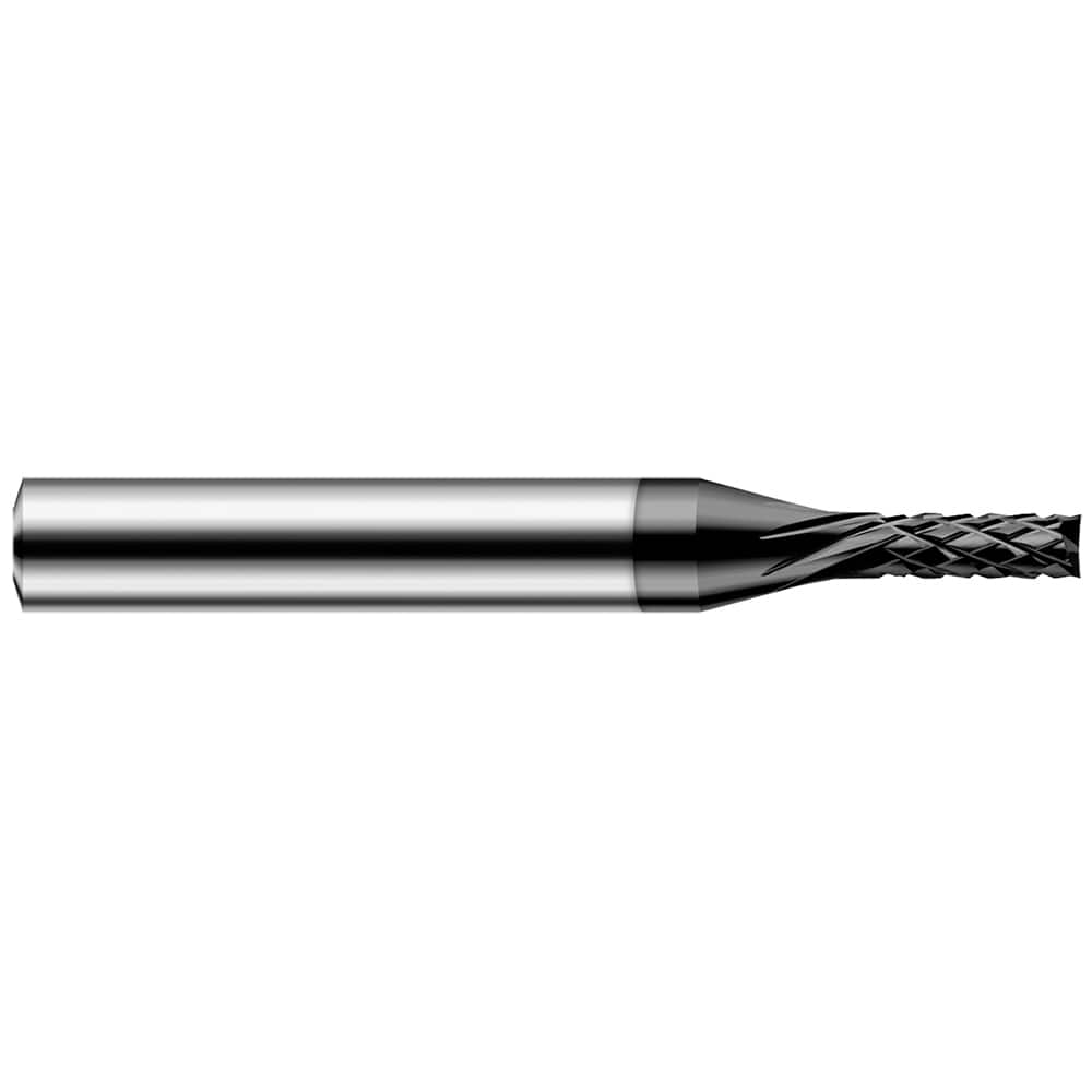 Harvey Tool - 1/8" Diam, 3/8" LOC, 1/8" Shank Diam, 8-Flute End Mill-End Diamond-Pattern Router Bit - Exact Industrial Supply