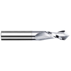 Harvey Tool - 1/4" Diam, 3/4" LOC, 2 Flute, 120° Point Angle, Solid Carbide Mill Drill - Exact Industrial Supply