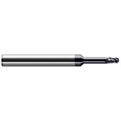 Harvey Tool - 3/32", 0.139" LOC, 1/8" Shank Diam, 4 Flute Solid Carbide Ball End Mill - Exact Industrial Supply