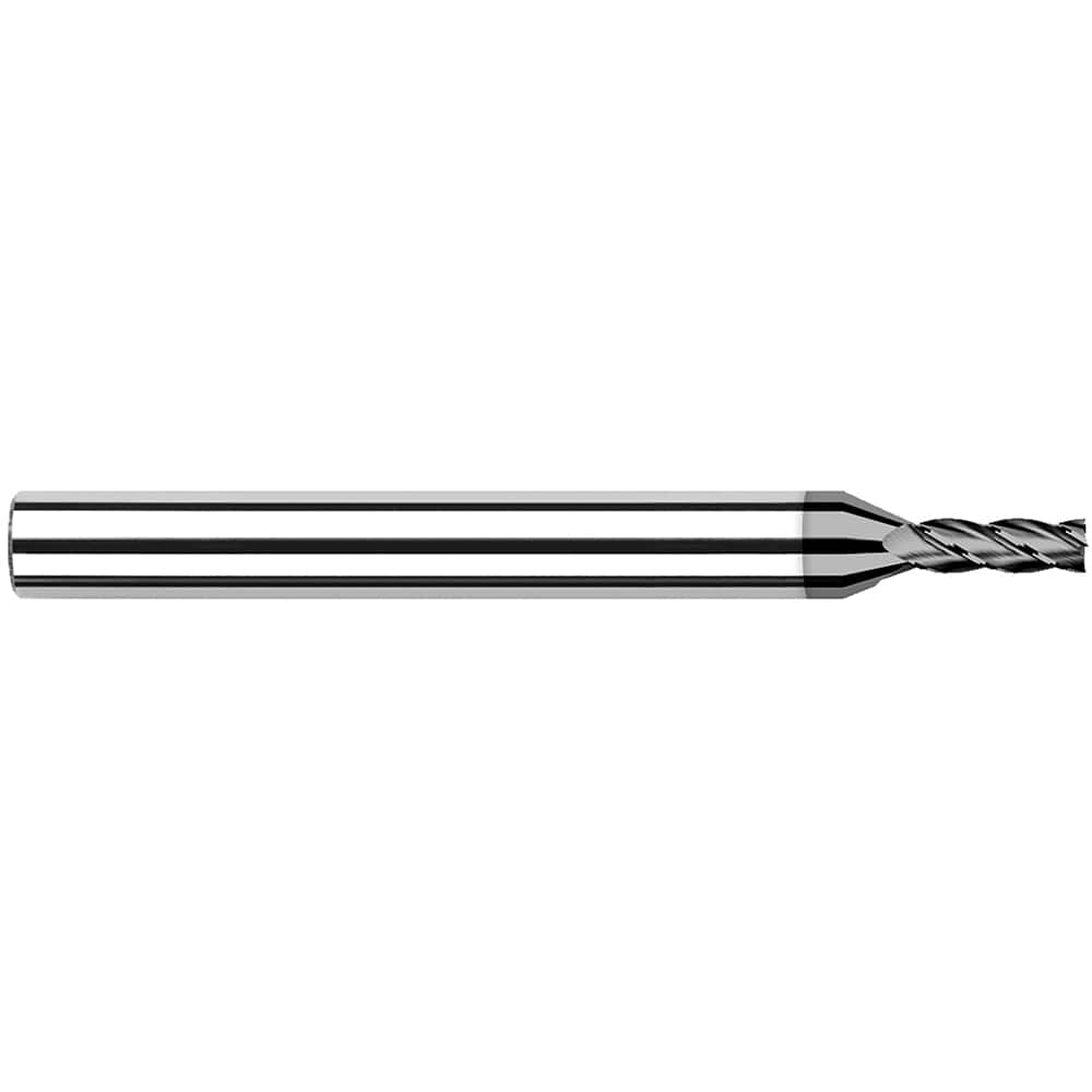 Harvey Tool - 1/4", 3/4" LOC, 1/4" Shank Diam, 2-1/2" OAL, 4 Flute, Solid Carbide Square End Mill - Exact Industrial Supply