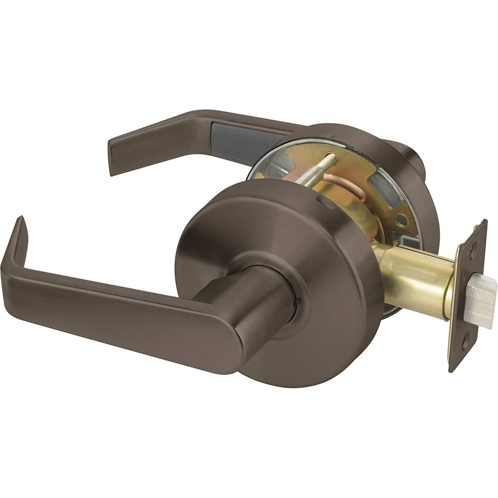 Yale - Lever Locksets; Door Thickness: 1-3/4 (Inch); Door Thickness: 1-3/4 ; Back Set: 2-3/4 (Inch); For Use With: Doors ; Finish/Coating: Oxidized Satin Dark Bronze (10B) ; Special Item Information: Passage or Closet Latch Function - Exact Industrial Supply