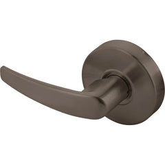 Yale - Lever Locksets; Door Thickness: 1-3/4 (Inch); Door Thickness: 1-3/4 ; Back Set: 2-3/4 (Inch); For Use With: Decorative Trim ; Finish/Coating: Oxidized Satin Dark Bronze (10B) ; Special Item Information: Single Dummy Trim Function - Exact Industrial Supply