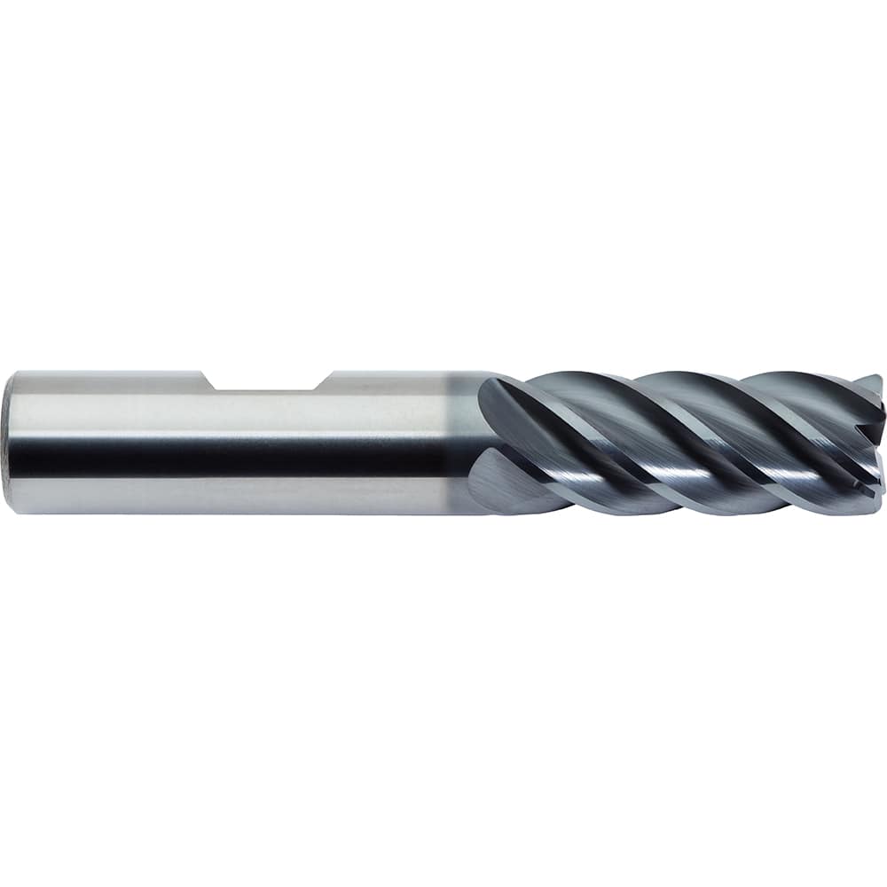 M.A. Ford - Corner Radius & Corner Chamfer End Mills; Mill Diameter (Inch): 1/2 ; Mill Diameter (Decimal Inch): 0.5000 ; End Type: Corner Radius ; Corner Radius (Inch): 0.19 ; Corner Radius (Decimal Inch): 0.19 ; Number of Flutes: 5 - Exact Industrial Supply