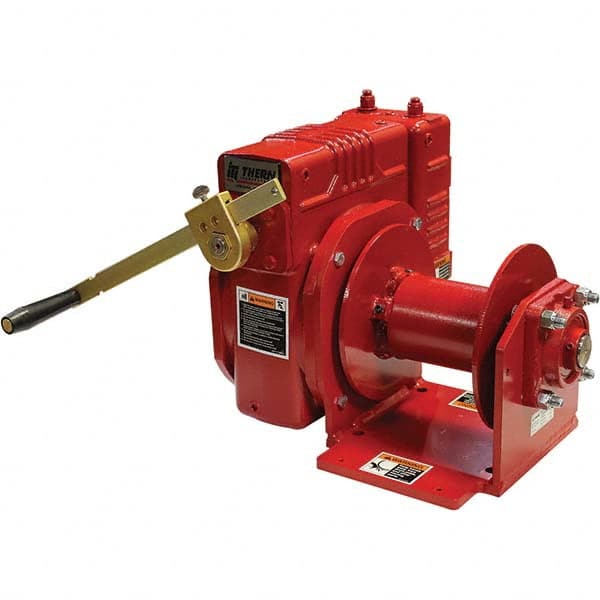 THERN - Winches Type: Worm Gear Hand Winch Line Pull Capacity (Lb.): 4,000 - Makers Industrial Supply