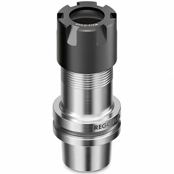 Collet Chuck: 2 to 20 mm Capacity, ER Collet, Hollow Taper Shank 100 mm Projection, 0.003 mm TIR, Balanced to 36,000 RPM, Through Coolant