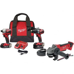 Milwaukee Tool - 18 Volt Cordless Tool Combination Kit - Makers Industrial Supply