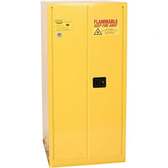 Eagle - Safety Cabinets Hazardous Chemical Type: Flammable and Combustible Liquids Color: Yellow - Makers Industrial Supply