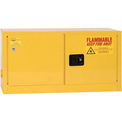 Eagle - Safety Cabinets Hazardous Chemical Type: Flammable and Combustible Liquids Color: Yellow - Makers Industrial Supply