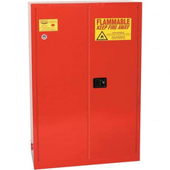 Eagle - Safety Cabinets Hazardous Chemical Type: Flammable and Combustible Liquids Color: Red - Makers Industrial Supply