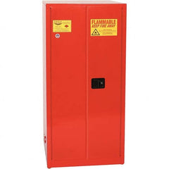 Eagle - Safety Cabinets Hazardous Chemical Type: Flammable and Combustible Liquids Color: Red - Makers Industrial Supply