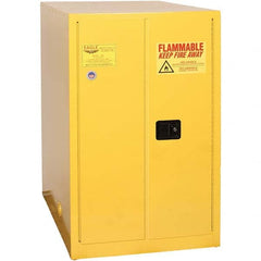 Eagle - Safety Cabinets Hazardous Chemical Type: Flammable and Combustible Liquids Color: Yellow - Makers Industrial Supply