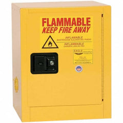 Eagle - Safety Cabinets Hazardous Chemical Type: Flammable and Combustible Liquids Color: Yellow - Makers Industrial Supply