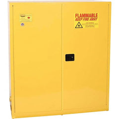 Eagle - Safety Cabinets Hazardous Chemical Type: Flammable and Combustible Liquids Color: Yellow - Makers Industrial Supply