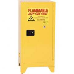 Eagle - Safety Cabinets Hazardous Chemical Type: Flammable and Combustible Liquids Color: Yellow - Makers Industrial Supply