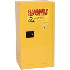 Eagle - Safety Cabinets Hazardous Chemical Type: Flammable and Combustible Liquids Color: Yellow - Makers Industrial Supply