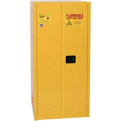 Eagle - Safety Cabinets Hazardous Chemical Type: Flammable and Combustible Liquids Color: Yellow - Makers Industrial Supply