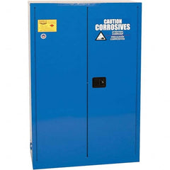 Eagle - Safety Cabinets Hazardous Chemical Type: Corrosive Chemicals Color: Royal Blue - Makers Industrial Supply