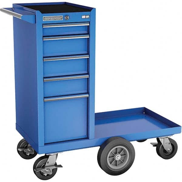 Champion Tool Storage - Tool Storage Combos & Systems Type: Wheeled Tool Cabinet with Maintenance Cart Drawers Range: 5 - 9 Drawers - Makers Industrial Supply