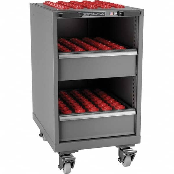 CNC Storage Carts; Style: 30 Taper; Taper Size: BT30; Taper Size: BT30; Tool Type: CNC Toolholder; Tool Capacity: 105; Load Capacity (Lb. - 3 Decimals): 2400; Additional Information: Drawer; Shelf Combo