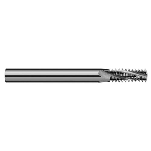 ‎0.4950″ Cutter Diameter × 1.2500″ (1-1/4″) Length of Cut Carbide Multi-Form M20-2.50 Thread Milling Cutter, 4 Flutes - Exact Industrial Supply